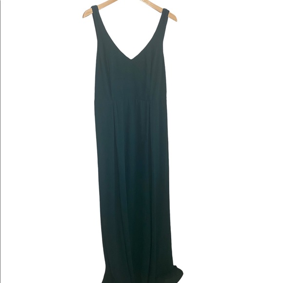 Show Me Your Mumu Jenn Maxi Dress Emerald Chiffon - Picture 7 of 12